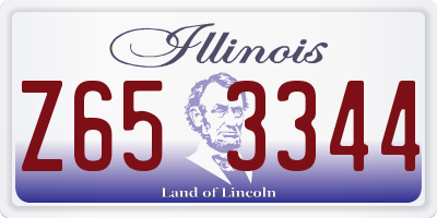 IL license plate Z653344