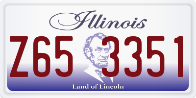 IL license plate Z653351