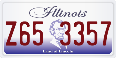 IL license plate Z653357