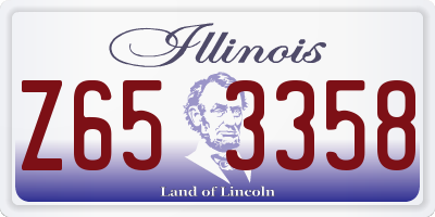 IL license plate Z653358