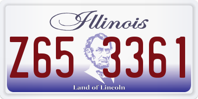 IL license plate Z653361