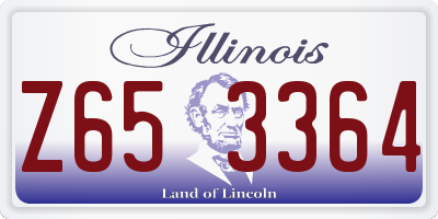 IL license plate Z653364