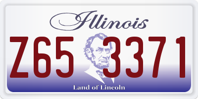 IL license plate Z653371