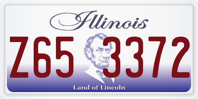 IL license plate Z653372