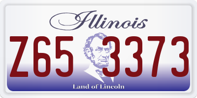 IL license plate Z653373