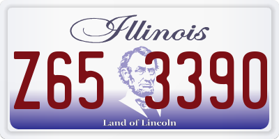 IL license plate Z653390