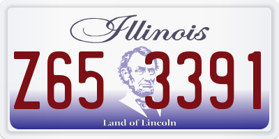 IL license plate Z653391