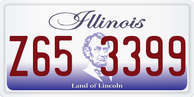 IL license plate Z653399