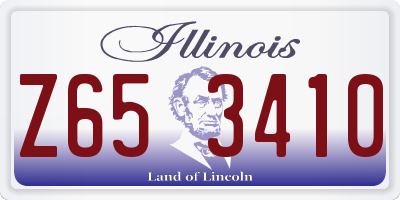 IL license plate Z653410