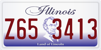 IL license plate Z653413