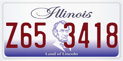 IL license plate Z653418