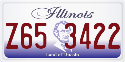 IL license plate Z653422