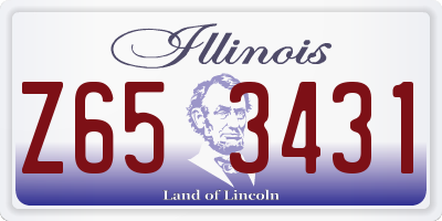 IL license plate Z653431