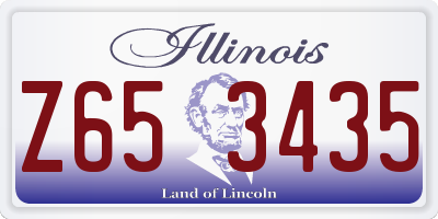 IL license plate Z653435