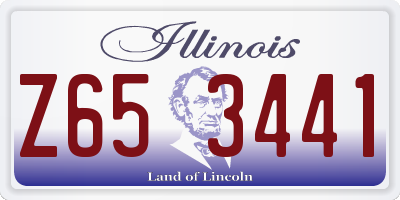 IL license plate Z653441