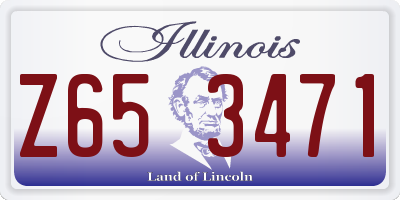 IL license plate Z653471