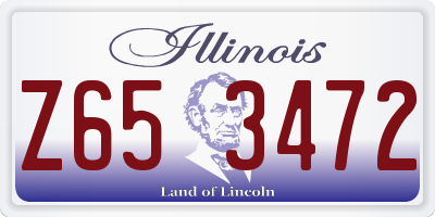 IL license plate Z653472