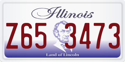 IL license plate Z653473