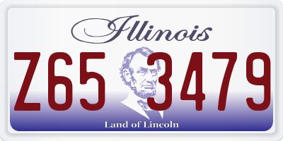 IL license plate Z653479