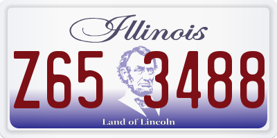 IL license plate Z653488