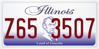 IL license plate Z653507