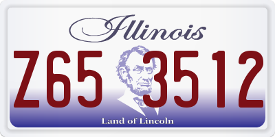 IL license plate Z653512
