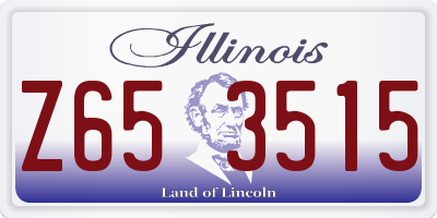 IL license plate Z653515