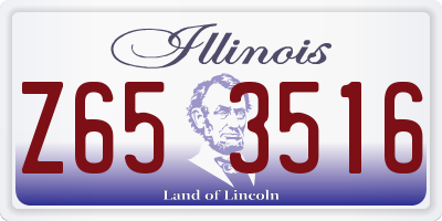 IL license plate Z653516