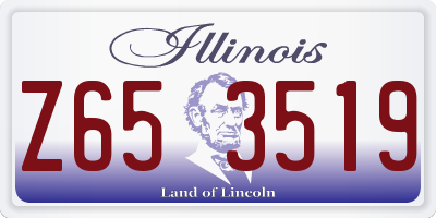 IL license plate Z653519