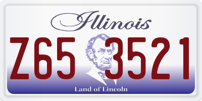 IL license plate Z653521