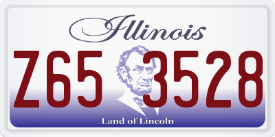 IL license plate Z653528