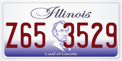 IL license plate Z653529