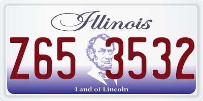IL license plate Z653532