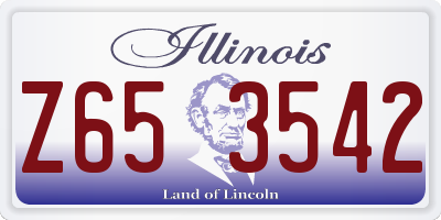 IL license plate Z653542
