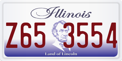 IL license plate Z653554