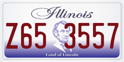 IL license plate Z653557