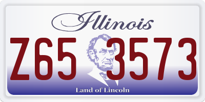 IL license plate Z653573