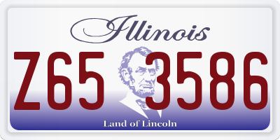 IL license plate Z653586