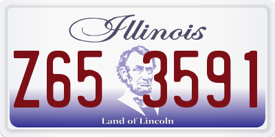 IL license plate Z653591