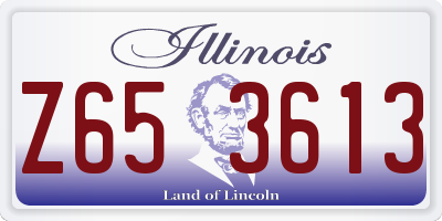 IL license plate Z653613
