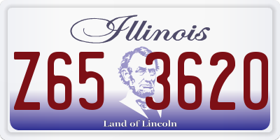 IL license plate Z653620
