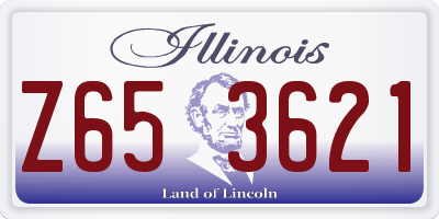 IL license plate Z653621