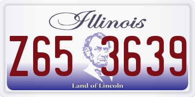 IL license plate Z653639