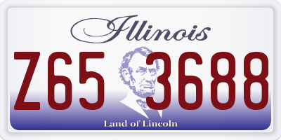IL license plate Z653688