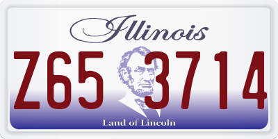 IL license plate Z653714