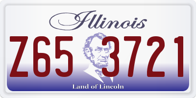 IL license plate Z653721