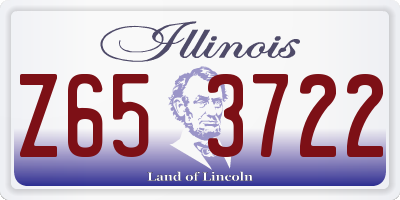 IL license plate Z653722