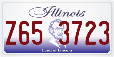 IL license plate Z653723