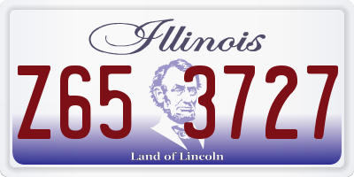 IL license plate Z653727