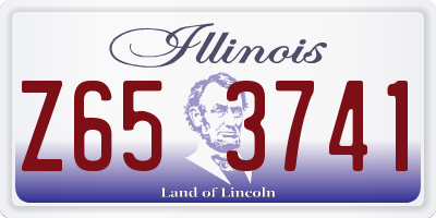 IL license plate Z653741